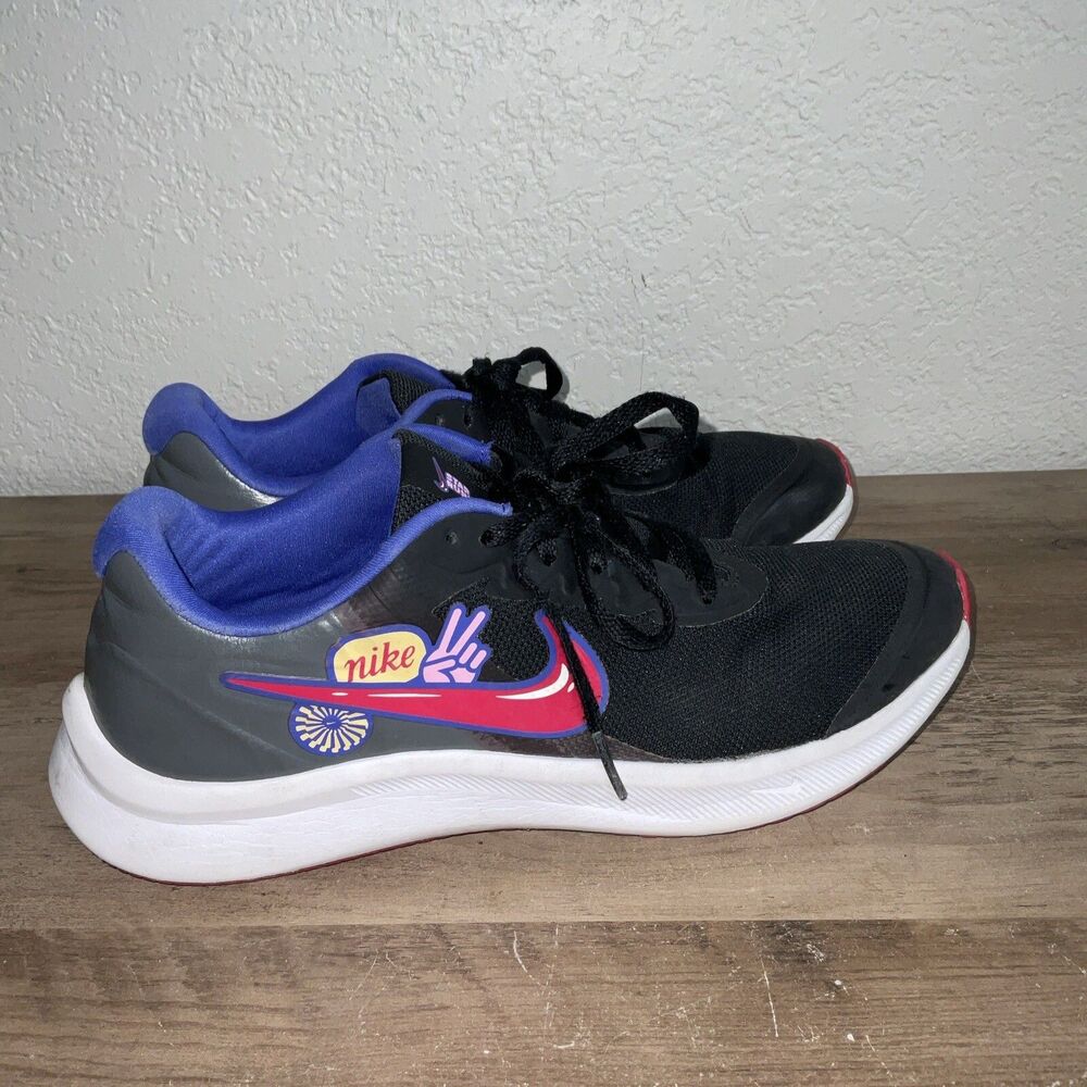 Nike Black Star Runner 3 SE shoes Girls 7 Women 8.5 DH3144-013 Running Sneakers - Picture 7 of 12